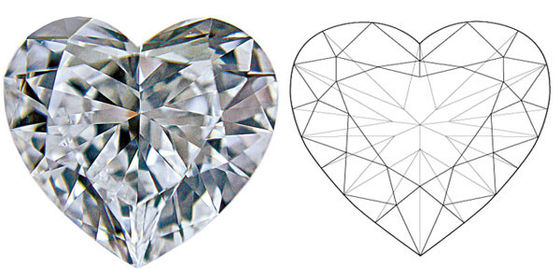 เพชร ZKZ Fancy CVD Lab Grown 1.64 CT รูปหัวใจ VS2