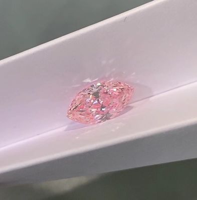 ห้องแล็บสร้างเพชรสี แล็บสร้างแหวนเพชรสีชมพู เพชรแท้จาก Marquise Loose Diamond