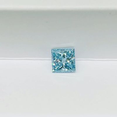 Loose Lab Made Diamonds Blue Diamonds Princess Lab Grown Diamond รับรองเพชรร่วง