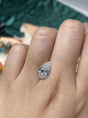 เพชรหลายขนาด Lab Grown Diamond 1.58ct White Cultivation