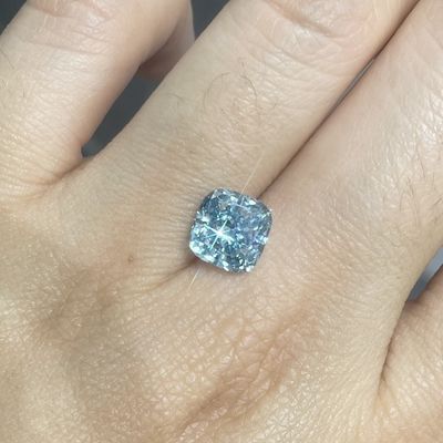 1.17 กะรัต Man Made Real Loose Lab Grown Diamonds 10 Mohs