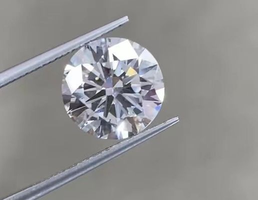 IGI รับรอง สีไร้กลม แดมอนด์ตัดในห้องปฏิบัติการ CVD 1.5ct-2ct