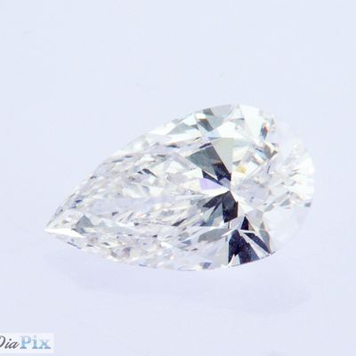 1.1ct รูปทรงพีรย์ IGI ห้องปฏิบัติการได้รับการรับรอง ปลูกไม่รักษา CVD เพชรสีขาว D VS1