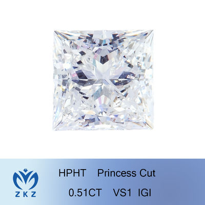 0.51 กะรัต High Polish Lab Grown White Diamond VS1 Clarity Grade